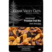 Cuts & Crunch™: Sweet Hot & Spicy Premium Trail Mix Cedar Valley Cuts