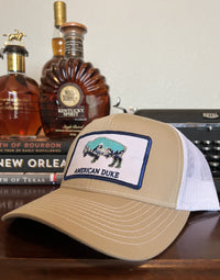 American Duke Apparel Company The Teton Bison Cap - Khaki