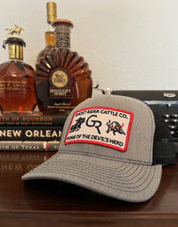 American Duke Apparel Company Ghost Rider Cattle Co. - Grey & Black
