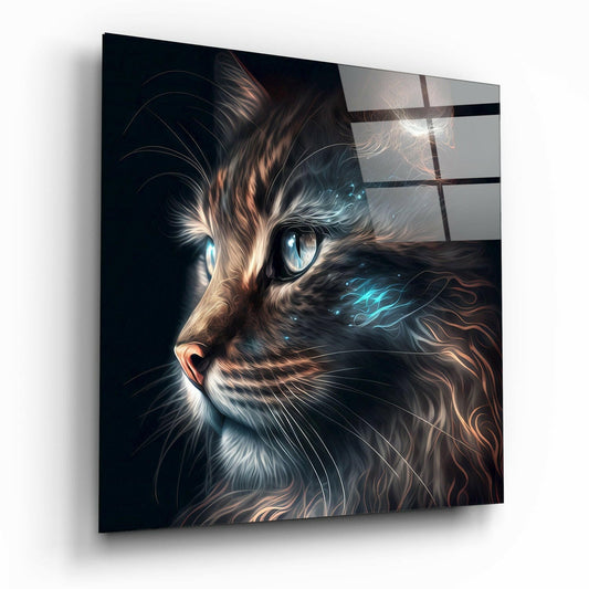 Insigneart USA Insigneart USA Cat Glass Wall Art || Designers Collection