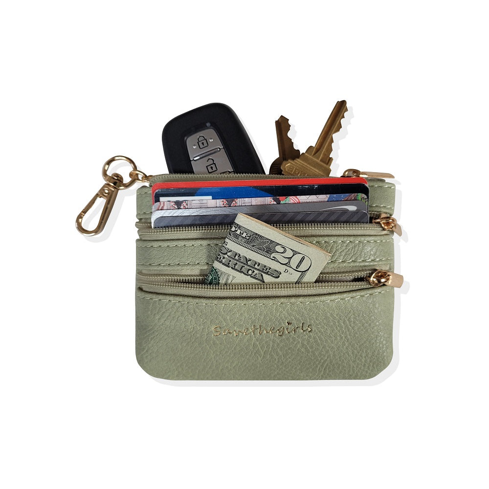 SaveTheGirls SaveTheGirls Clip & Go Strap w/Zippered Pouch