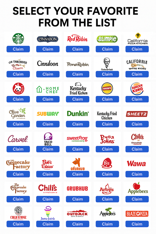 EzBuyCo Restaurant Gift Cards – Redeem Your Points for Dining Favorites