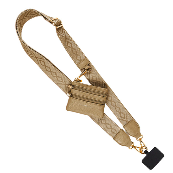 SaveTheGirls SaveTheGirls Clip & Go Strap w/Zippered Pouch Classic