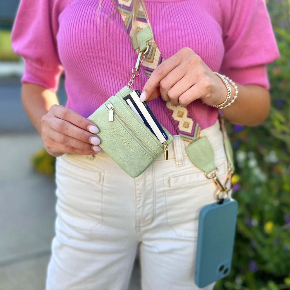 SaveTheGirls SaveTheGirls Clip & Go Strap w/Zippered Pouch