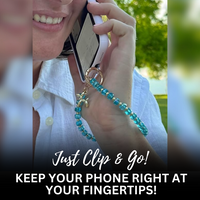 SaveTheGirls SaveTheGirls Clip & Go Beaded Wristlet Bedazzled Collection