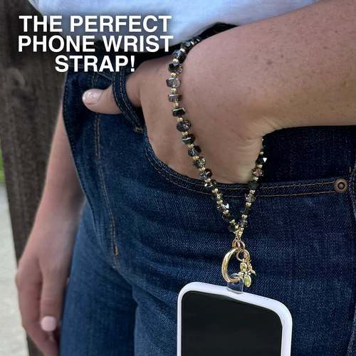 SaveTheGirls SaveTheGirls Clip & Go Beaded Wristlet Bedazzled Collection