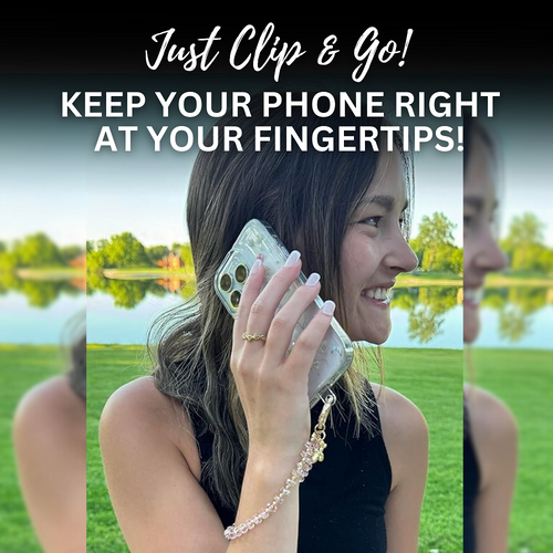 SaveTheGirls SaveTheGirls Clip & Go Beaded Wristlet Bedazzled Collection