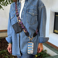 SaveTheGirls SaveTheGirls Clip & Go Strap with Pouch - Leopard Collection