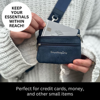 SaveTheGirls SaveTheGirls Clip & Go Strap w/Zippered Pouch