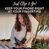 Clip & Go Strap w/Pouch Brushed Vegan Leather SaveTheGirls