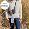 Clip & Go Strap w/Pouch Brushed Vegan Leather SaveTheGirls