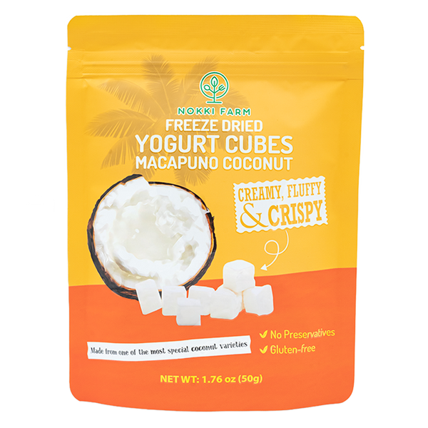 Freeze-Dried Yogurt Cubes - Macapuno Coconut