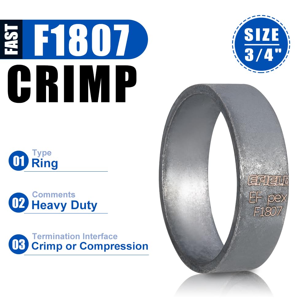 PEX Copper Rings 3/4" (100) in Bottle