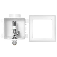 1/2" Push Fit Inlet, Dishwasher Outlet Box, with Copper Water Hammer Arrestor Plumbingsell