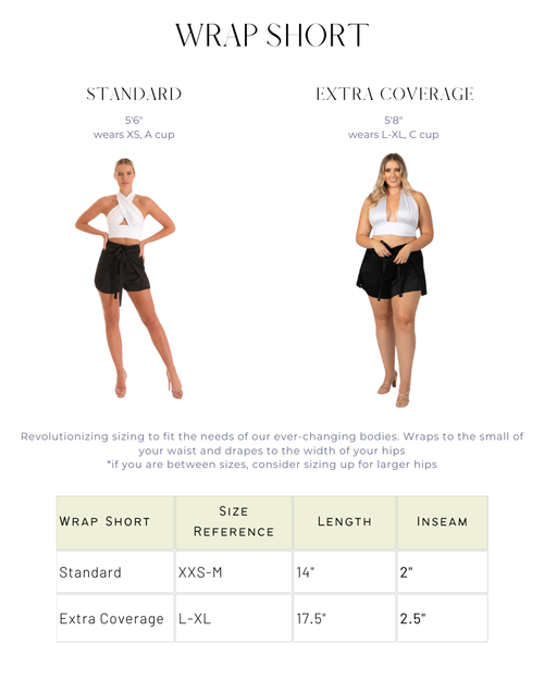 Baliawear Baliawear Wrap Short - Plisse