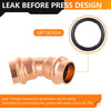 3/4" Press Copper 45° Elbow (Lead Free)