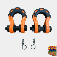 3/4” Forged Steel D-shackle set (8T) (LIFE TIME WARRANTY*) MOJAB OFFROAD