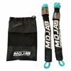 Soft Shackle 3/8'' x 22” with sleeve and bag (Set of 2 Shackles) (Lifetime Warranty) MOJAB OFFROAD