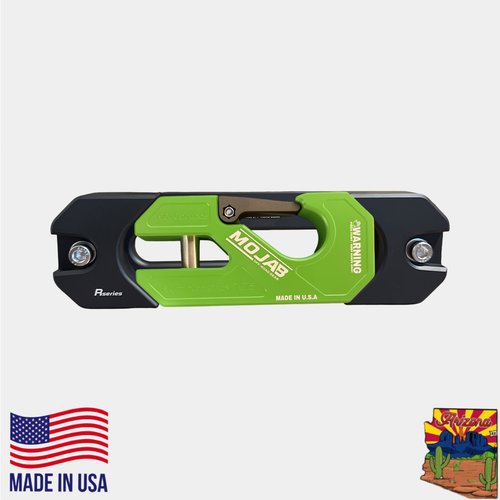 Aluminum Recessed Winch Shackle with Fairlead Kit, closed latch (LIFE TIME WARRANTY*) MOJAB OFFROAD