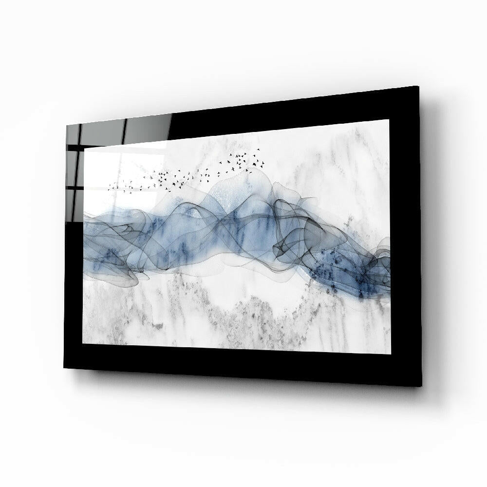 Insigneart USA Insigneart USA Blue Nebula Glass Wall Art