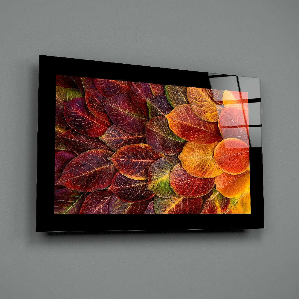 Insigneart USA Insigneart USA Autumn Leaves Glass Wall Art