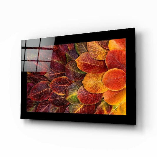 Insigneart USA Insigneart USA Autumn Leaves Glass Wall Art