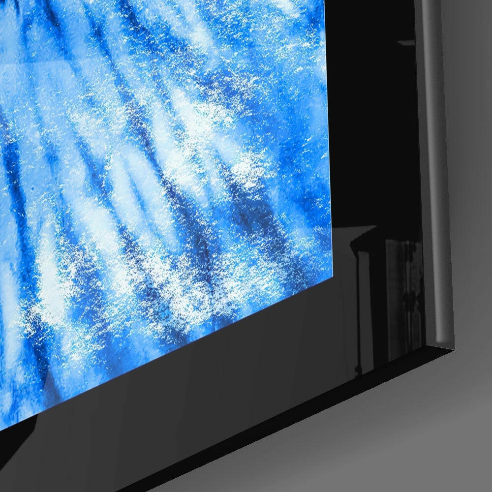 Insigneart USA Insigneart USA Blue Shell Glass Wall Art