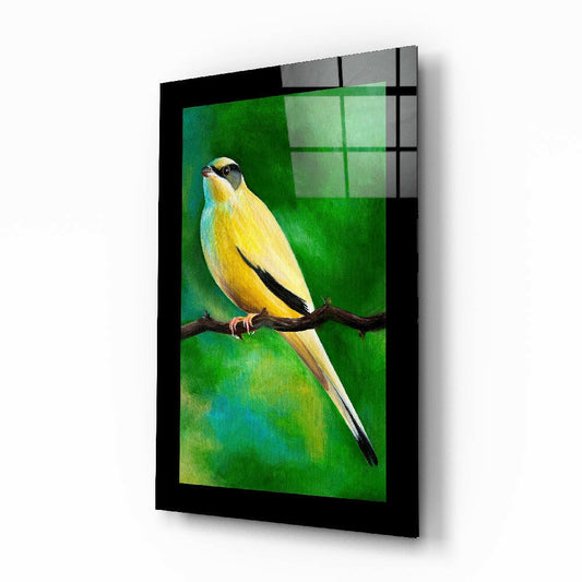 Insigneart USA Insigneart USA Bird on Branch Glass Wall Art