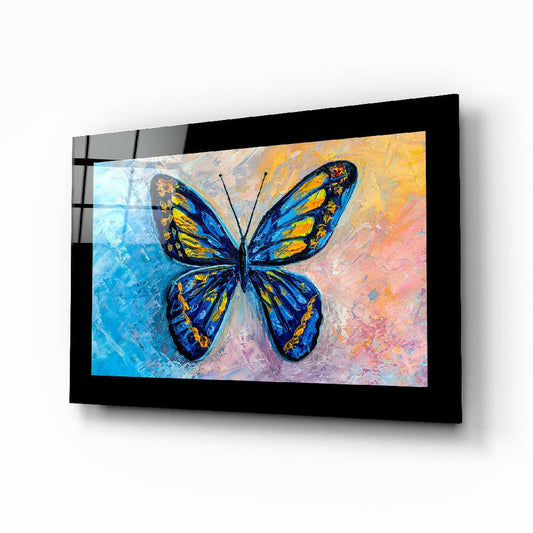 Insigneart USA Insigneart USA Colorful Butterfly Glass Wall Art