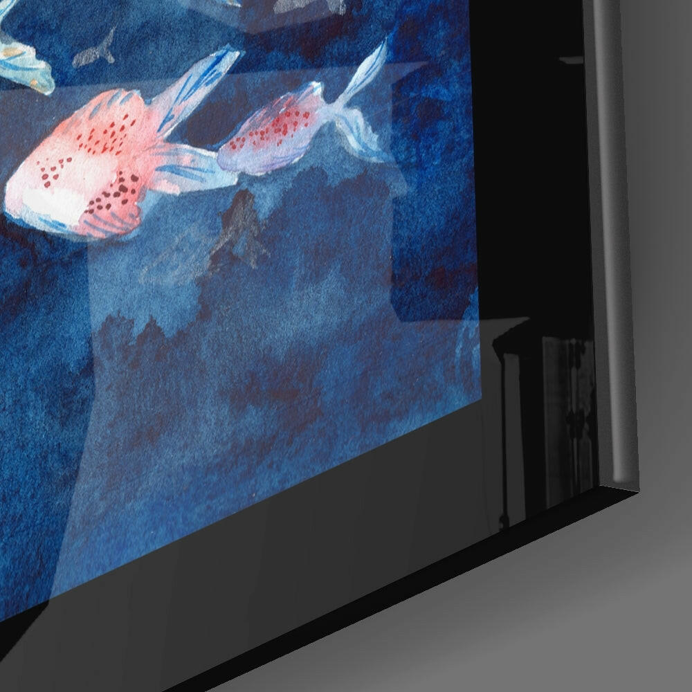 Insigneart USA Insigneart USA Colorful Fishes Glass Wall Art