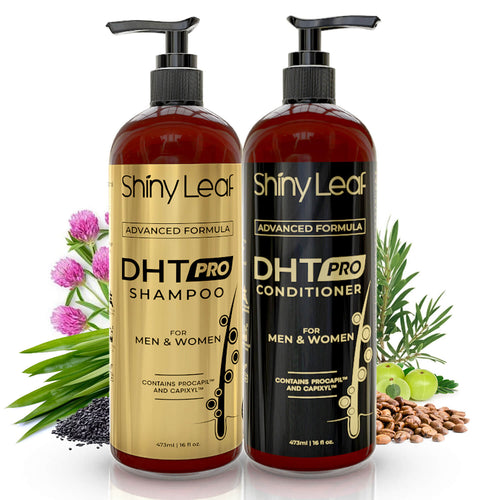 Shiny Leaf DHT Pro Shampoo and Conditioner with Procapil and Capixyl