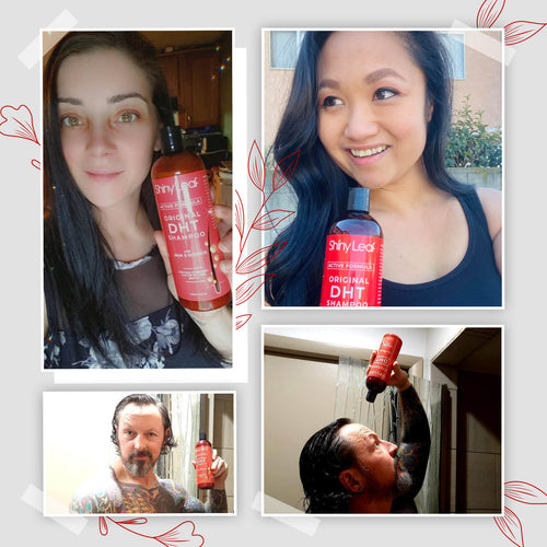 Shiny Leaf DHT Blocker Hair Loss Shampoo 16 oz, Active Formula For Hair Growth