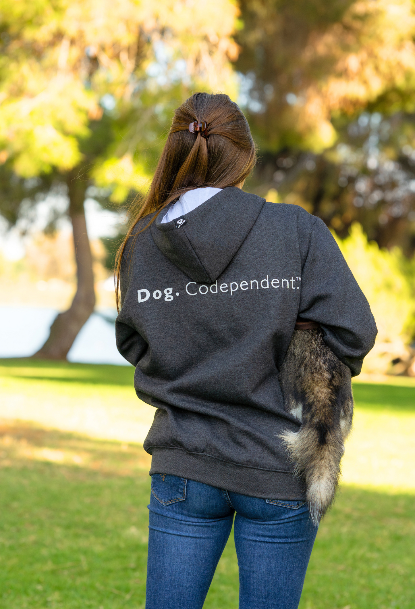 Dog is Good Dog is Good Zip Hoodie: Dog Codependent