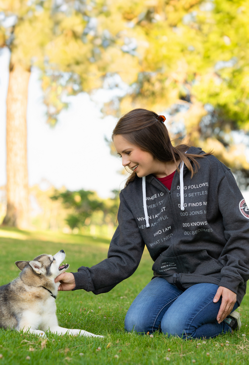 Dog is Good Dog is Good Zip Hoodie: Dog Codependent