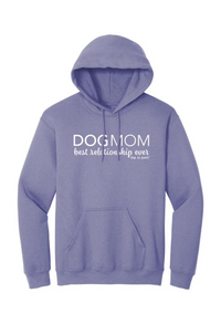 Hoodie: Dog Mom (Violet) Dog is Good