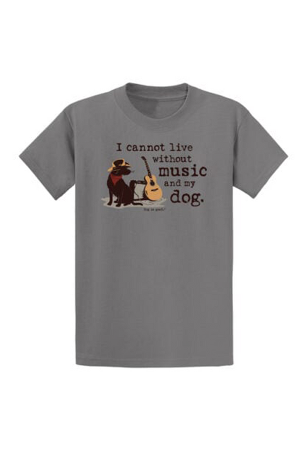 Dog is Good Dog is Good Pre Order T-shirt: Music and My Dog