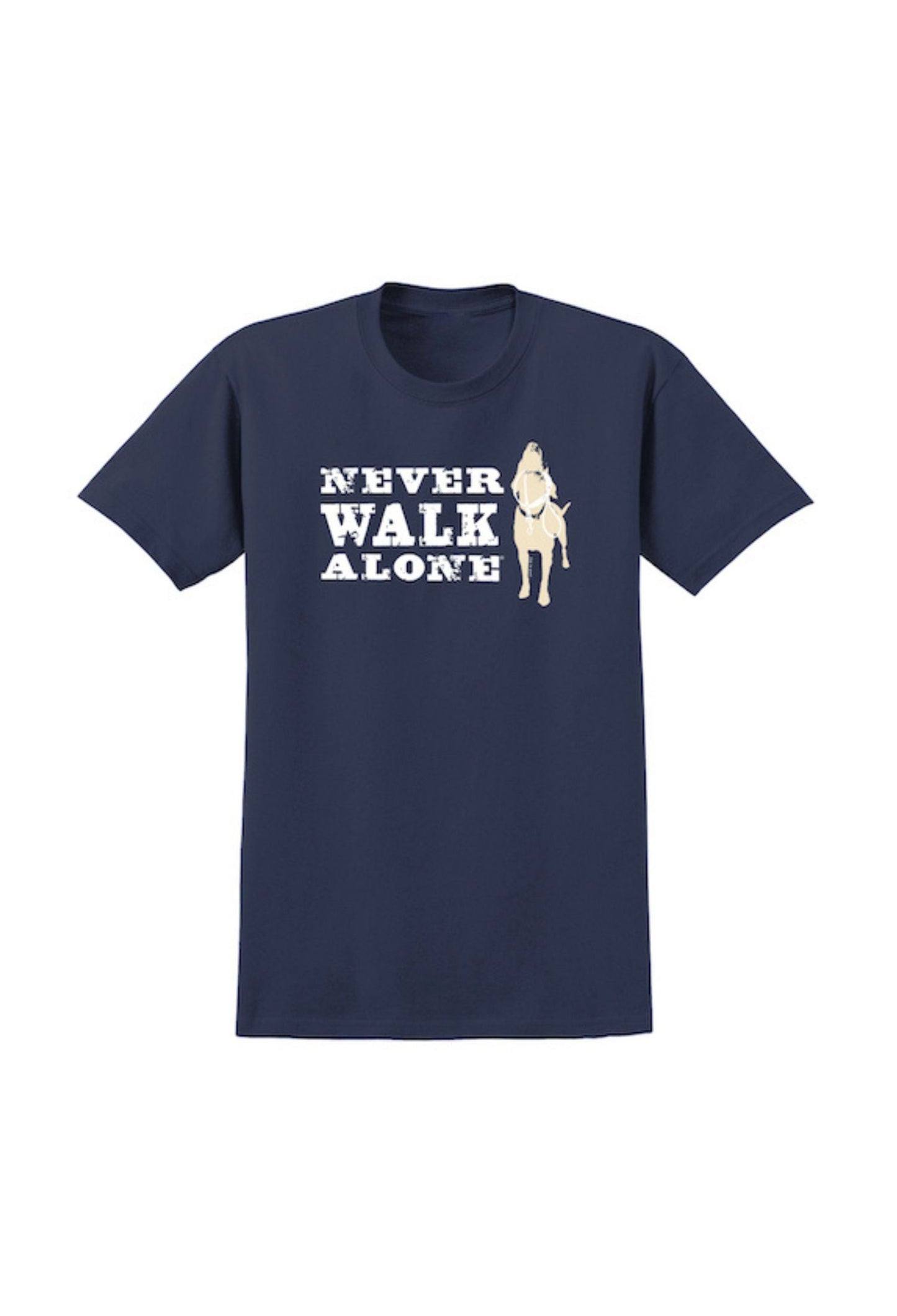 Dog is Good Dog is Good T-shirt: Never Walk Alone