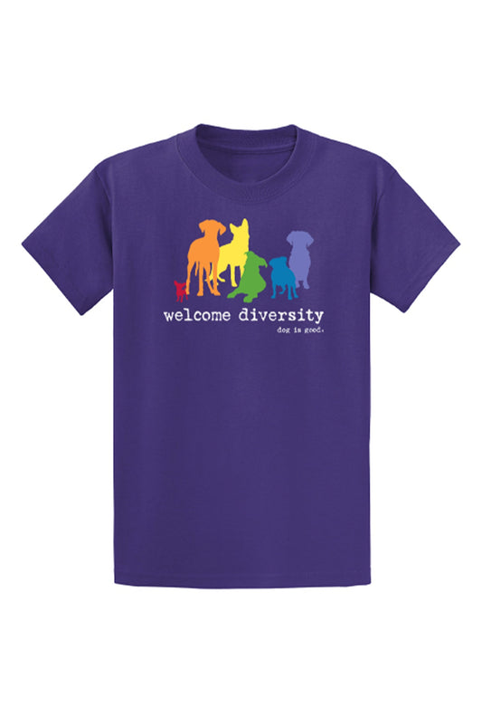 Dog is Good Dog is Good T-shirt: Welcome Diversity Pride