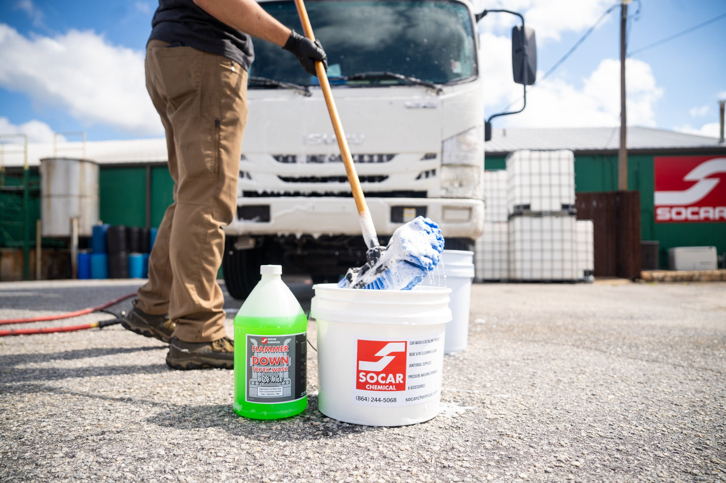 Hammer Down Heavy Duty Truck Wash Soap with Wax