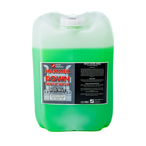 Hammer Down Heavy Duty Truck Wash Soap with Wax Socar Chemical