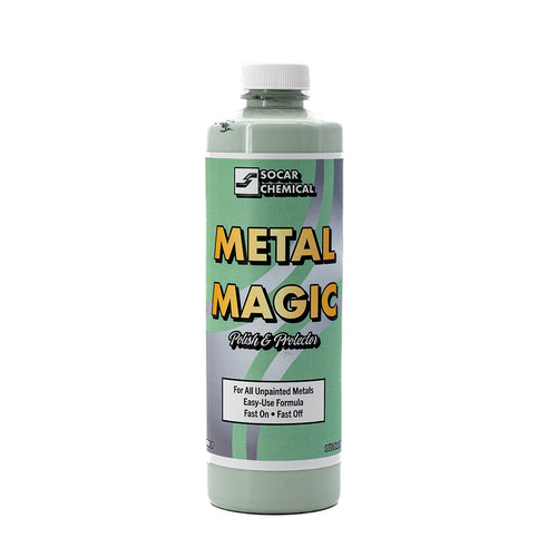 Metal Magic Metal Polish (use by hand or with machine) Socar Chemical