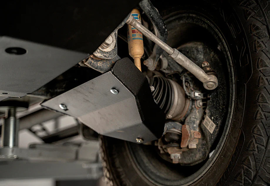 Cali Raised LED Lower Control Arm Skid Plate For 2010-2014 Toyota FJ Cruiser