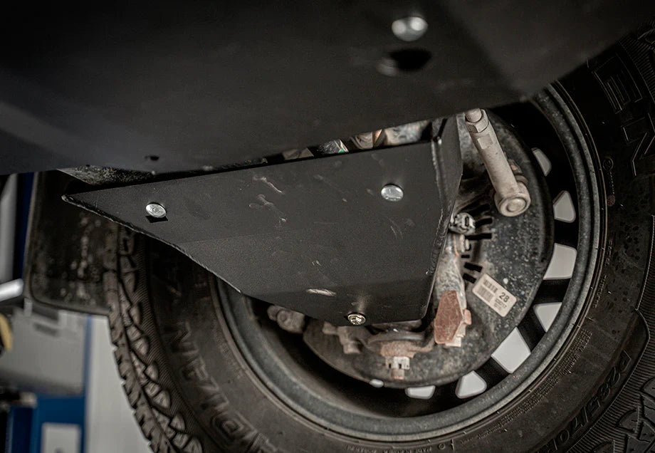 Cali Raised LED Lower Control Arm Skid Plate For 2010-2014 Toyota FJ Cruiser