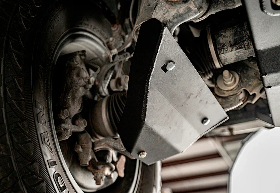 Cali Raised LED Lower Control Arm Skid Plate For 2010-2014 Toyota FJ Cruiser