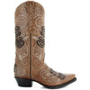 Soto Boots Soto Boots Tan Rose Inlayed Women's Cowgirl Boots (M50032)