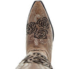 Soto Boots Soto Boots Tan Rose Inlayed Women's Cowgirl Boots (M50032)