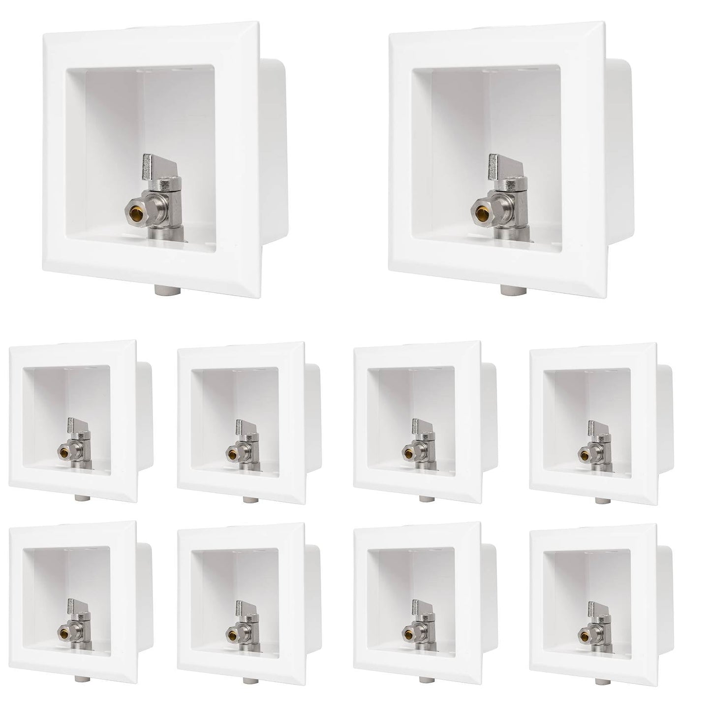 10 Pcs 1/2" CPVC PPE Intet, Dishwasher Outlet Box