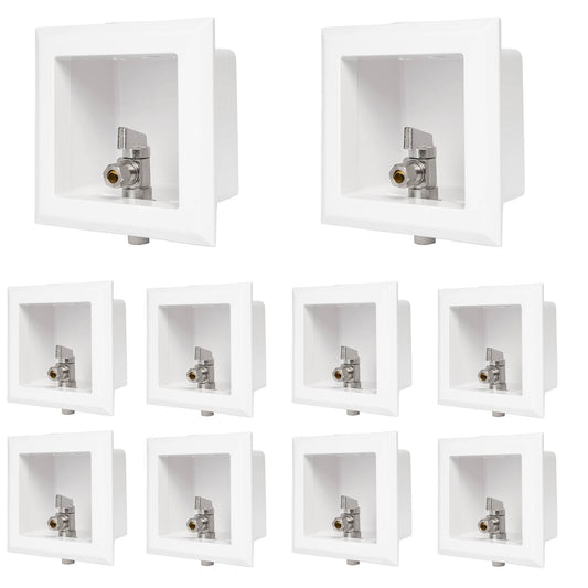 10 Pcs 1/2" CPVC PPE Intet, Dishwasher Outlet Box