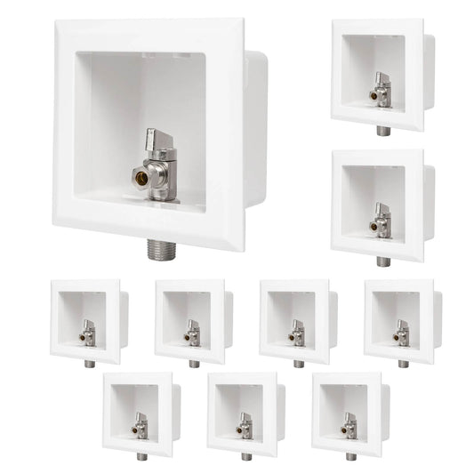 10 Pcs 1/2" MIP Inlet, Dishwasher Outlet Box