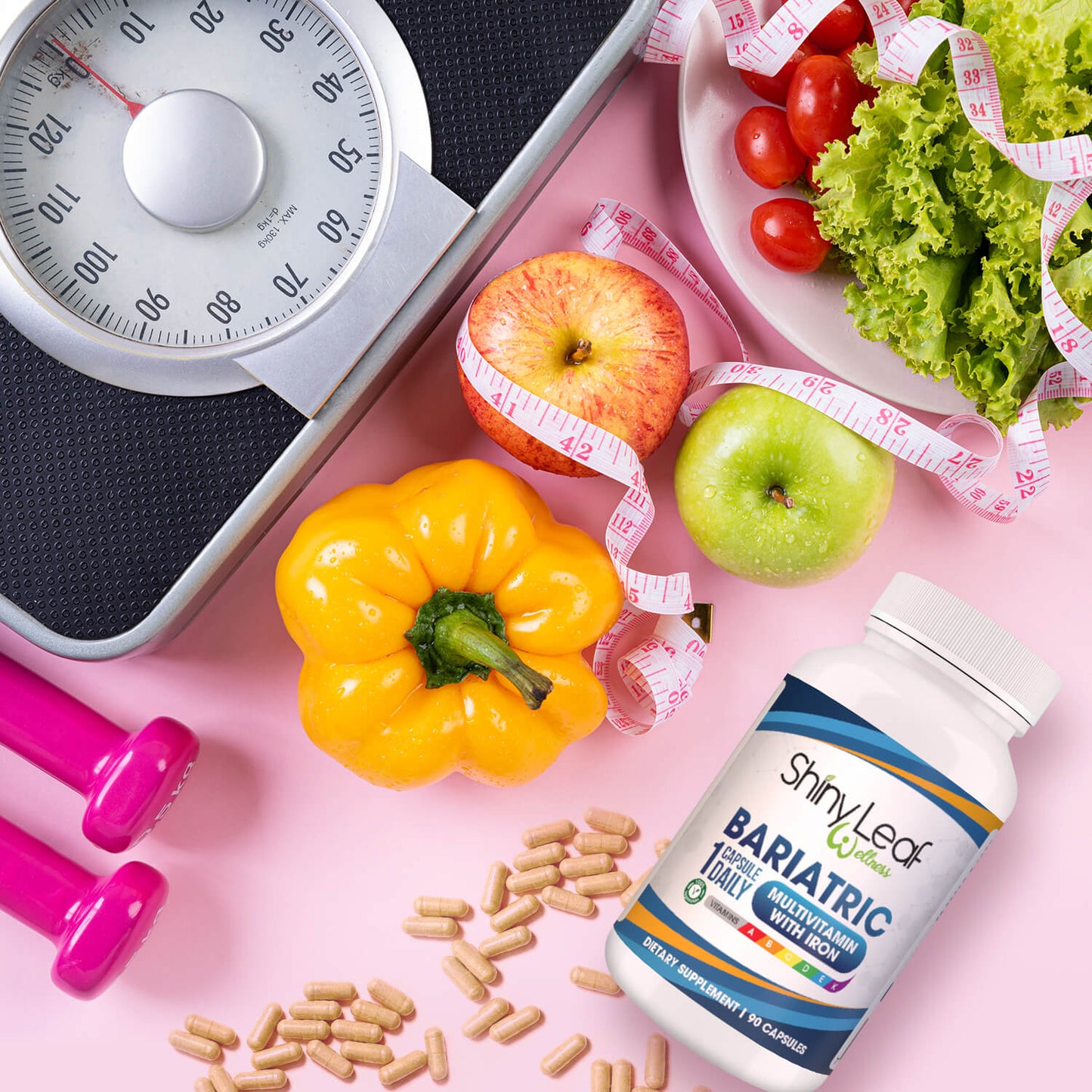 Shiny Leaf Bariatric Multivitamins with 45mg Iron 1 capsule a day